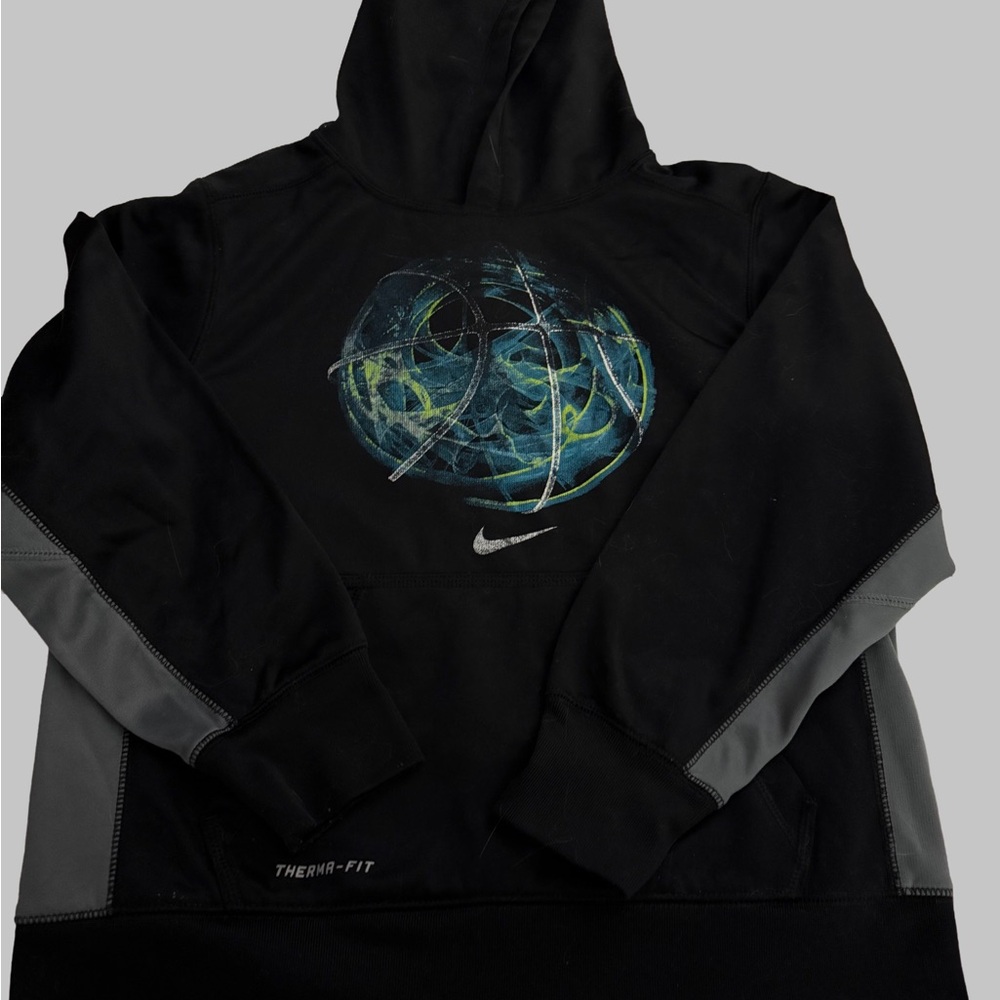 Nike Kids Hoodie with Black and Gray Accents